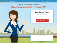 Tablet Screenshot of findbestquote.com
